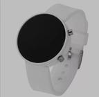 Relógio Digital Led Redondo Esportivo Pulseira Silicone Feminino Masculino/Relógios de Pulso Tendência Moda Luxo
