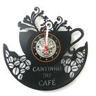 Relógio disco de vinil, Café, Decoração, Cozinha, Cafeteria