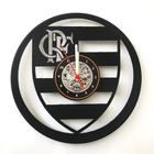 Relógio Disco de Vinil, Flamengo, Time, Decoração, Futebol