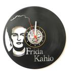 Relógio Disco de vinil, Frida Kahlo, Artista, Feminismo, decoração, Girl Power