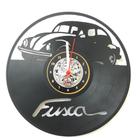 Relógio Disco de Vinil, Fusca, Vw, Volkswagen, Carro, Vintage, Decoração
