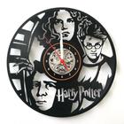 Relógio Disco de Vinil, Harry Potter, Hp, Potterhead, Decoração, Hermione, Ronald, Snape