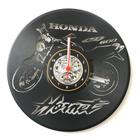 Relógio Disco de Vinil, Hornet, Moto, Decoração