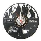 Relógio Disco de Vinil, Star Wars, Guerra nas Estrelas, Decoração, Filme