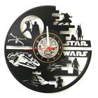 Relógio Disco de Vinil, Star Wars, Guerra nas Estrelas, Decoração, Filme, Death Star - Avelar Criações