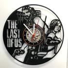 Relógio Disco de Vinil, The Last Of Us, Videogame, Jogo, Gamer