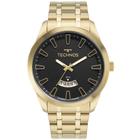 Relogio dourado masculino technos original 2115mtz/1p