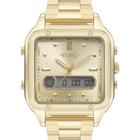 Relógio Euro Feminino Dourado Quadrado 50m - EUBJ3890AAT