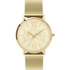 Relógio euro feminino multiglow dourado