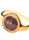 Relógio Feminino Bracelete Redondo Aço Inox Luxo