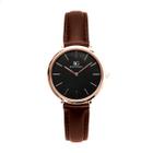 Relógio Feminino Brooklyn Black Rosé Gold 32mm - Saint Germain