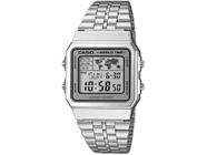 Relógio Feminino Casio Vintage A500WA-7DF - Digital Resitente à Água com Data