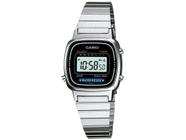Relógio Feminino Casio Vintage Prata Mini LA670WA-1DF Relógio Feminino Casio Vintage Prata Mini LA670WA-1DF