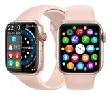 Relógio Feminino Delicado Academia Smartwatch W28 Pro Rosa Faz Recebe Chamadas Notificações