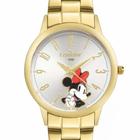 Relógio Feminino Disney Condor Dourado Co2035Nhd/Ki4K