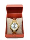 Relógio Feminino Dourado Analógico Condor Inox Social Luxo