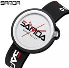 Relógio Feminino Esportivo Sanda Vitality À Prova D'água Pulseira Silicone