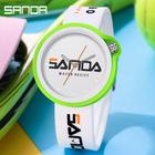 Relógio Feminino Esportivo Sanda Vitality À Prova D'água Pulseira Silicone