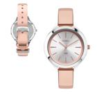 Relogio Feminino Euro Pulseira Prata/Rose Eupc21Jac/5J