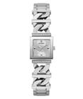 Relógio feminino GUESS G-Link Silver Tone Silver Tone Silver Dial, capa de 20,8 mm