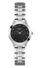 Relógio feminino GUESS U0989L9 em aço inoxidável prateado 30 m w.r.