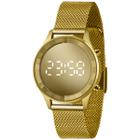 Relogio Feminino Lince Digital Dourado Original Led Ldg4648l Cxkx