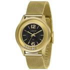 Relógio Feminino Lince Lrg4711L P2Kx Pulseira Mesh Dourado