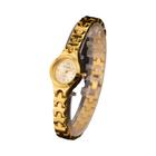 Relógio Feminino Luxuoso De Ouro Vintage Quartzo Elegante Padrão Pulseira Casual Moda Relógio De