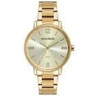 Relógio Feminino Mondaine Dourado e Semijoias 32600lpmkde1k1