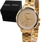 Relógio Feminino Orient Eternal Dourado Champanhe Original Prova D'água Garantia 1 ano