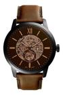 Relógio Fossil Automático Masculino Marrom Me3155/omn