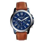 Relógio Fossil Masculino Grant Azul - FS5151/0AN