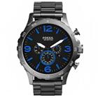 Relogio Fossil Masculino Nate Cronografo Preto JR1478 1PN Relogio Masculino Magazine Luiza