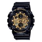 Relógio G-Shock Masculino GA140GB 1A1DR Preto/Dourado - Casio