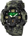 Relógio Gosasa S-Shock Camouflage Green à prova d'água para homens