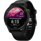 Relógio GPS Frequencímetro de Pulso Garmin Forerunner 255 Music Preto