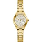 Relógio GUESS dourado pedrinha analógico feminino GW0413L2