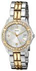 Relógio GUESS Feminino - Dourado e Prata com Data - 36mm