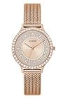 Relógio Guess Feminino Rosegold Cristais Gw0402L3