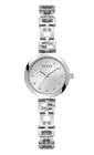 Relógio GUESS Ladies G-Link Silver Tone, 26 mm, estojo resistente à água