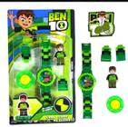 Ben 10 Relogio - Omnitrix Omni-Strike 10 Aliens Com Luz E Som Sunny -  Relógio Masculino - Magazine Luiza