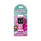 Relógio Infantil Gabbys DollHouse meninas rosa Led Watch