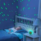 Relógio Infantil Multifuncional com Projetor de Lua e Estrelas, Luz Noturna Colorida e Temperatura