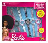 Relógio Infantil Troca Pulseiras Barbie Fun 1403 - Fun Divirta-Se