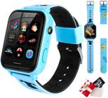 Relógio inteligente ele ELEOPTION Kids com tela de toque HD de 1 GB SD azul
