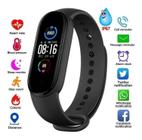 Relógio Inteligente Smart Watch WM6 Pulseira Fitness Academia Corrida Esportivo