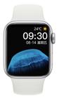 Relógio Inteligente SmartWatch HW22 Branco Troca Pulseira Android iOS Monitor Cardíaco