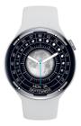Relógio Inteligente Smartwatch Redondo Tela Grande Melhor Carregador Branco Masculino e Feminino