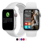 Relógio inteligente smartwatch s8 branco troca pulseira ligações android e ios