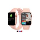 Relógio inteligente smartwatch s8 troca pulseira ligações android e ios - aws